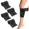 4 Pack Calf Compression Sleeve Men and Women,Elastic Calf Compression