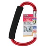 E-Value Aluminum Hanger Carabiner LL with Sponge Grip, Red