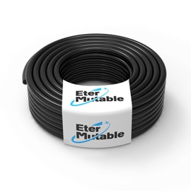 EterMutable 3/8 Inch OD Black Nylon Pneumatic Air Hose Tubing 32.8 Feet/10Meter PA Air Brake Line Tubing Compressed Accessories