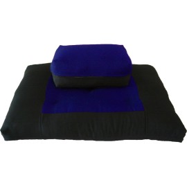 Danfuton Zafu Zabuton Meditation Yoga Posture Exercise Cushion, Sit Kneel Royal/Black