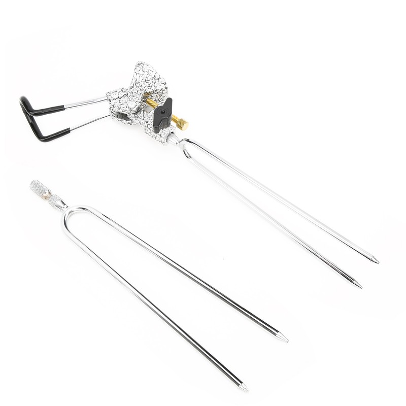 Stainless Steel Fishing Rod Holder 360° Rotatable Adjustable Ground Insert