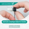 InputMakers Elektrobaukasten für Kinder mit Multimeter Digital, stromkreis bausatz kinder,