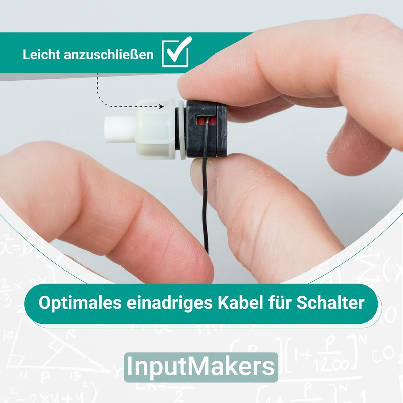 InputMakers Elektrobaukasten für Kinder mit Multimeter Digital, stromkreis bausatz kinder,