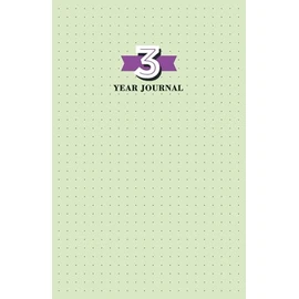 3 Year Journal: Three - Year Diary Notebook, Dated and Lined Keepsake Memory Book for Daily Reflection and Gratitude, 5.5" x 8.5"