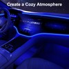 EL Wire Interior Car LED Strip Lights, 16.5FT USB Neon