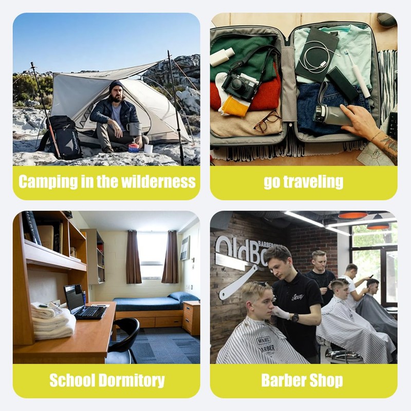 Tomedeks Storage Bag Hard Travel Case With Attachments Mesh Belt