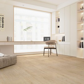 Durteljana 3D Peel and Stick Vinyl Floor Tile Roll Wood Plank Sticker 23"x 393"/64 Sq.Ft, for Home Apartment Room Self Adhesive Easy DIY Removable Waterproof Thicken Floor Covering Wood