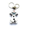 Molly's Charms 3D Keyring and strap - cartoon snowman olaf
