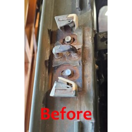 MotoTherm Door Latch Striker Inserts Oshkosh MTVR 7 Ton and Kenworth T300 T600 T660 W900