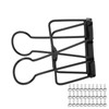 30Pcs Wire Binder Clips 2 Inch Hollow Out Strong Clamping