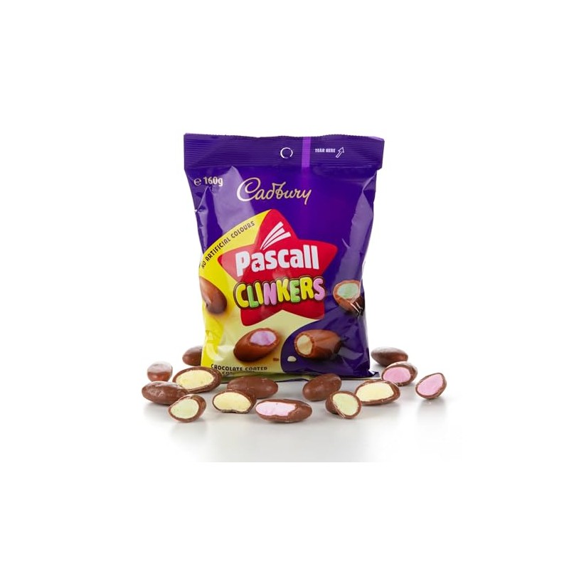 CARIANS Smooth Milk Chocolate Coated Crunchy Candy Pieces, Chocolate Covered