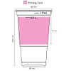 LogiPack GeRo Pack of 800 Plastic Cups 0.5 L /