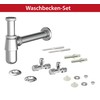 Kirchhoff Sink Trap, Including Angle Valve, ½ Inch Drain Fitting