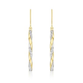 Carissima Gold 2.54.4089 Women's Earrings 375 Bi-Colour