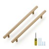 Ravinte 5 Pack Kitchen Cabinet Handles Champagne Bronze 7-1/2 Inch