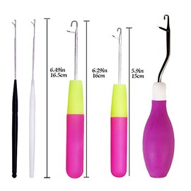 ZMAAGG 5 Pcs Latch Hook, Latch Hook Tool,Latch Hook Kits for Adults, Latch Hook Crochet Needle for Carpet Making