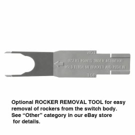 Carling Technologies OTRATTW Carling Technologies Contura II Rocker only, AIR COMPRESSOR, WHITE LENS