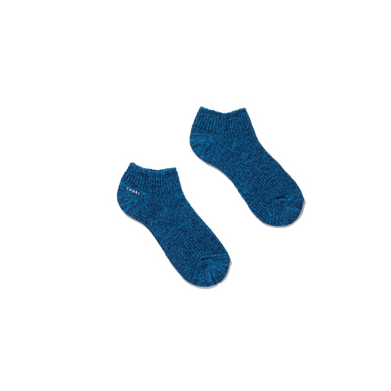 YUQRI Crispy Cover Socks, Antibacterial, Deodorizing, Unisex, BLU2, Free size