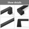 khtumeware 10 Pack 5 Inch(128mm) Kitchen Cabinet Handles,Matte Black Cabinet