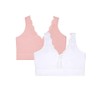 Fruit of the Loom Women's Full Coverage Wireless Cotton Bralette,