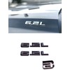 2Pcs Overlay 6.2L Emblems Car Badge Decal Compatible with 2019-2025