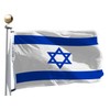 Double Sides Israel Flag 3x5Ft New- Large 100D Polyester For