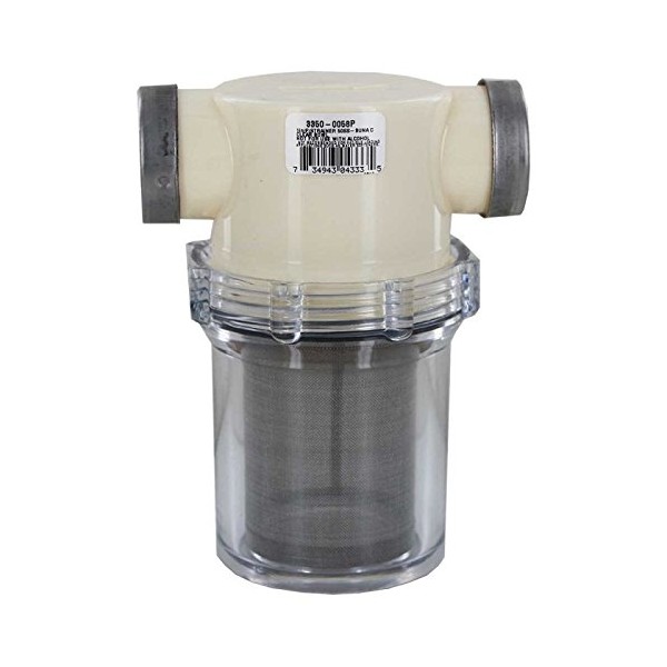 Hy-Pro Hypro 3350-0058P in-Line Strainer with Clear Bowl - 50
