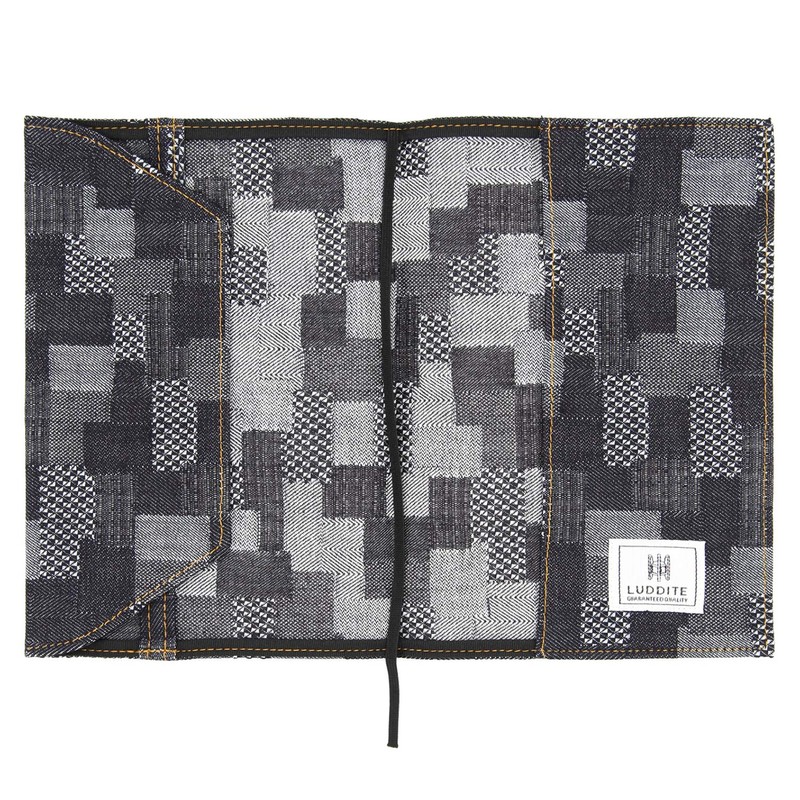 Radite LDD-CV4-101 Book Cover, 46 Size, Jacquard Denim, Patchwork