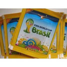 2014 Panini World Cup FIFA Brazil Stickers promotional box 80 packs All Stars