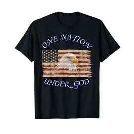 One Nation Under God Flag Christian T-Shirt