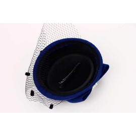 Women Pillbox Hat Bowknot Hat Derby Wedding Cap Side Clip Veil Headband Prom Bride Tea Party Derby Hair Accessory