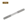 sourcing map 5Pcs M6x60mm 304 Stainless Steel Double End Threaded