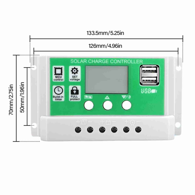 20 Watt 12 Volt Solar Panel Kit Monocrystalline Solar Panel