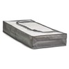 Zeller Under Bed Storage Bag 103x45x15cm of Fleece in Grey,