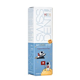 SWISSDENT My Little Star Children's Toothpaste, 50 ml, Tasteless Toothpaste for Children from 0-6 Years, Unsweetened