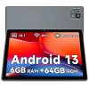 AEEZO Tablet 10 Inch Android 13 Tablet 6+64GB Quad Core