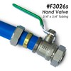 1PCS 3/4’’ Air Piping Fittings, Brass Ball Valve, 3/4’’× 3/4’’