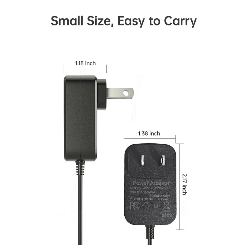 Naubluvo 13.3V Replacement Charger for Shark Cordless Vacuum, Compatible with