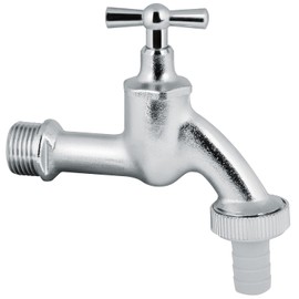 Variosan Matt Chrome Outlet Valve with Hose Fitting and Toggle Top