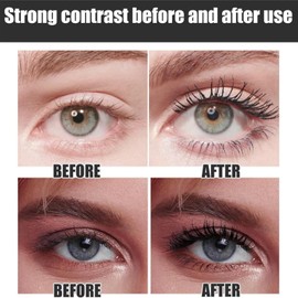 2Pack Black Mascara for Older Women,Mascara for Sensitive Eyes,Lengthening Waterproof Masc/ara,Natural,Long Lasting,Smooth,Gentle,Smudge Resistant,Volumizing,No Clumping,Suitable for Mature Ladies