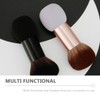 Healeved 1pc Dual-ended Makeup Brush for Loose Powder and Blush