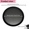 Quiche Pan 22cm/8 inch Flan Tins with Loose Base,Fluted Tart