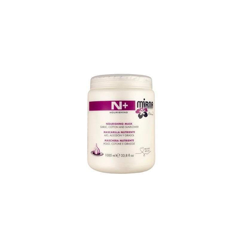 Mirna Professional N+ Nourishing Mask with Garlic, Cotton and Sunflower