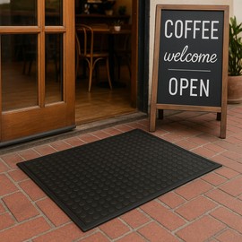 AKLAST Anti Fatigue Rubber Mats, None Slip, Commercial Rubber Mat for Indoor and Outdoor. Ergonomic