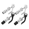 Mipcase 4pcs Mountain Bike Seatpost Clamp Quick Release Aluminum Alloy