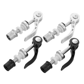 Mipcase 4pcs Mountain Bike Seatpost Clamp Quick Release Aluminum Alloy Locking Saddle Accessories for Easy Adjustments and