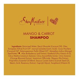 Shea Moisture Shampoo Para Niños Extra Nutritivo Mango 237ml                                                                                          