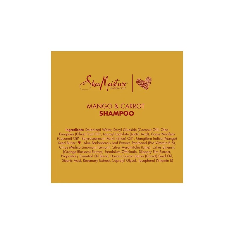 Shea Moisture Shampoo Para Niños Extra Nutritivo Mango 237ml