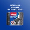 Vileda Fibra Lavatrastres Antiresiduos Power INOX Limpieza