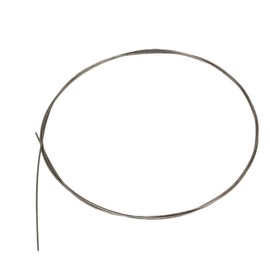 Yibuy Silver Tone 3.28ft Piano Music Wire 17# 1.6m Musical Instruments Accessories